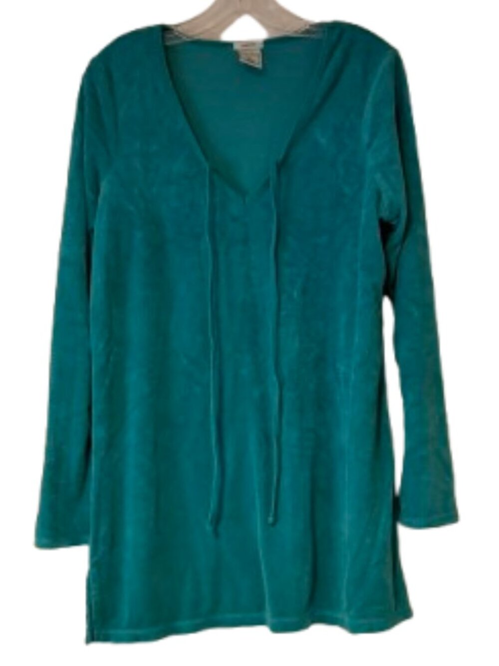 Old Navy Long Sleeve Terry Cloth Beach Cover Up - Jade Green - Large